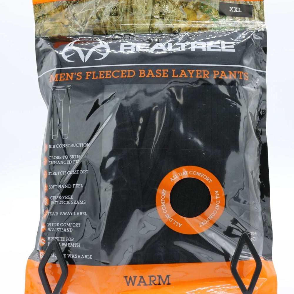 Real Tree Fleece Bottoms - XXL - Blk